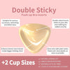 Women’s Invisible Push-Up Bra Inserts | Reusable Adhesive | Deep V Lift