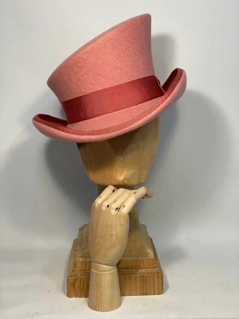 Men’s Asymmetric Top Hat | 100% Wool | Handcrafted Artisan Design