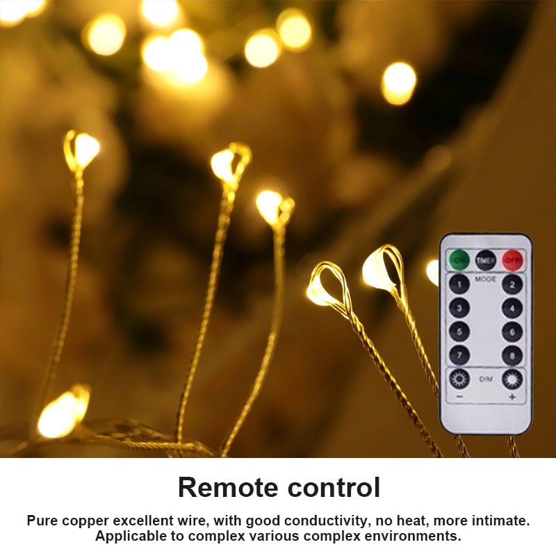 LED Copper Wire String Lights | Flexible & Shapeable | Indoor & Outdoor Use