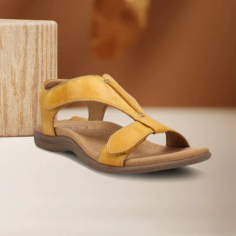 Alida™ | Wedge Sandal with Velcro Closure