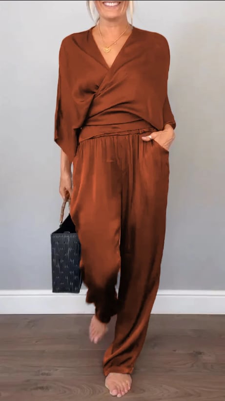Helen™ Sleek Satin Elegance