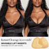 Women’s Invisible Push-Up Bra Inserts | Reusable Adhesive | Deep V Lift