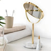 Natural Marble 360 Rotating Makeup Vanity Mirror