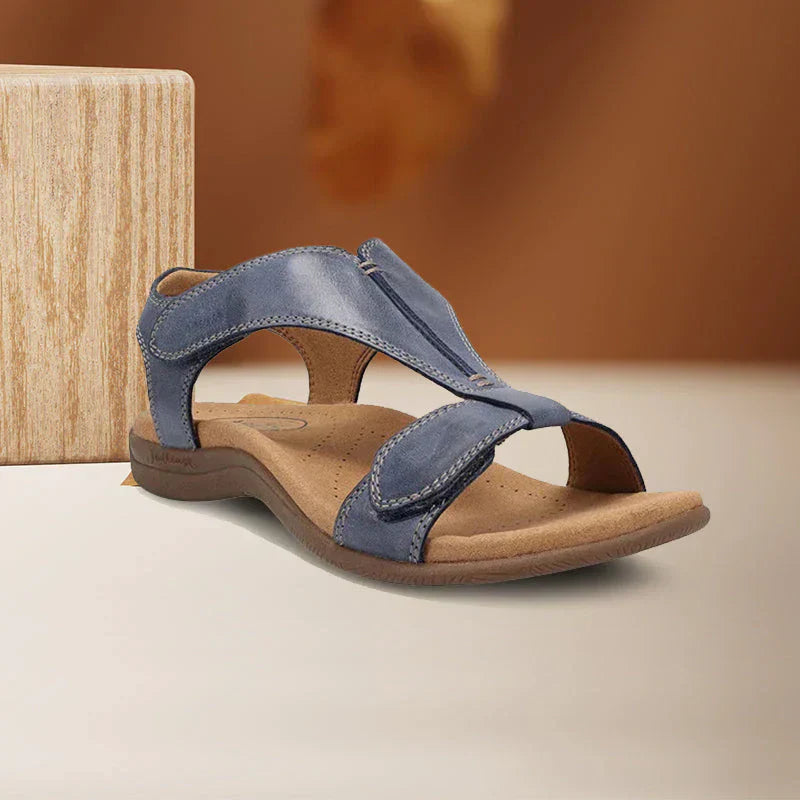 Alida™ | Wedge Sandal with Velcro Closure