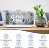 Projection Alarm Clock | LED Display with Mirror Surface | Dual Alarms & Temperature | 19cm
