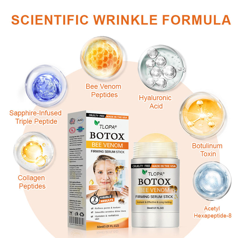Bee Venom Serum Stick | Hydrating & Firming Skincare | Collagen Boost | 30g