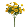 Artificial Mum Flowers | UV-Resistant Silk Blend | Lifelike Fall Decor