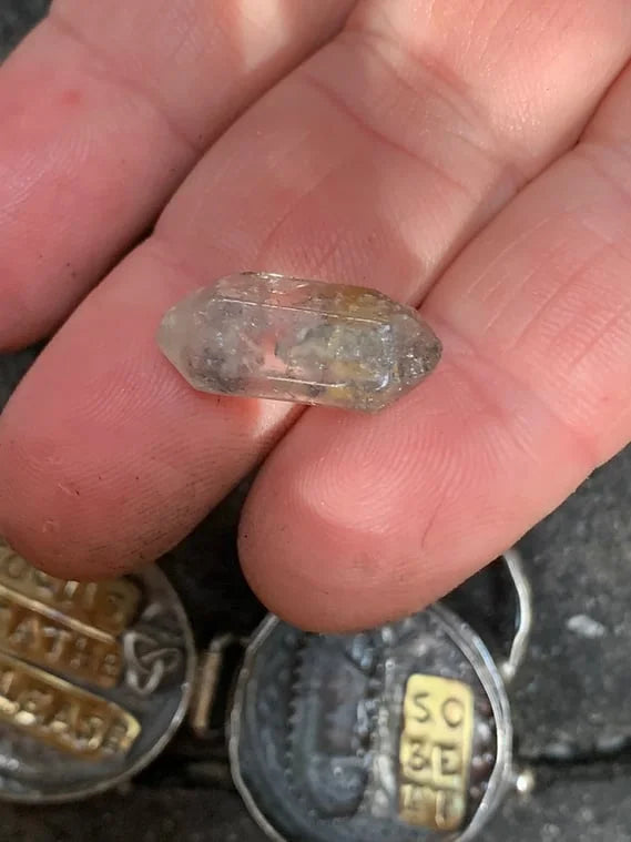 Silver Locket Necklace | Triple Moon & Tree of Life | Keepsake with Quartz Crystal