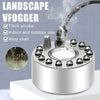 Ultrasonic Fog Maker | LED Mist Fountain | Smart Water Sensor | Stainless Steel | Halloween & Home Décor