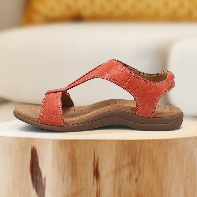 Alida™ | Wedge Sandal with Velcro Closure