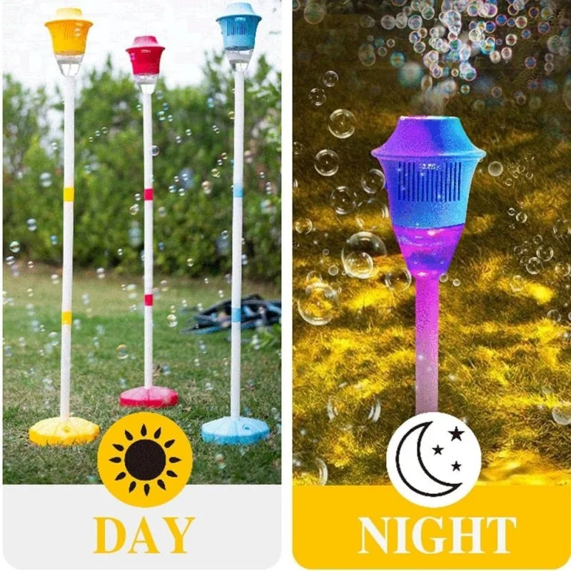 Bubble Lamp with LED Lights & Music | Portable Leak-Proof Party Decor | 30×19cm