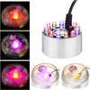 Ultrasonic Fog Maker | LED Mist Fountain | Smart Water Sensor | Stainless Steel | Halloween & Home Décor