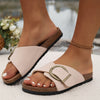 Flat Classic Sandals for Women | Strap with Buckle