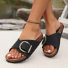 Flat Classic Sandals for Women | Strap with Buckle