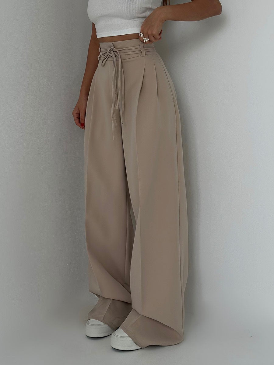 Women’s High-Waist Wide-Leg Pants | Lightweight Flowing Fit | All-Day Comfort