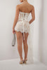 Elegant Mini Dress with Lace Corset