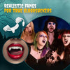 Halloween Vampire Fangs | Retractable Cosplay Denture Props | Realistic Fit for Adults & Kids