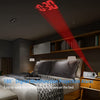 Projection Alarm Clock | LED Display with Mirror Surface | Dual Alarms & Temperature | 19cm