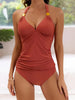 Avencea | Stylish Halter Swimsuit in Two-Piece Design