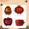 Halloween Pie Press | Pumpkin, Apple & Acorn Shapes | Non-Stick Pastry Cutter & Sealer