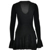Glitter Mini Dress with Bell Sleeves