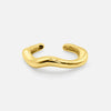 Elegant Open Gold Bracelet – Stylish Highlight for Your Look