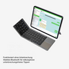 Foldable Bluetooth Keyboard with Touchpad | Portable Wireless Mini Keyboard for Windows, Mac, iOS & Android