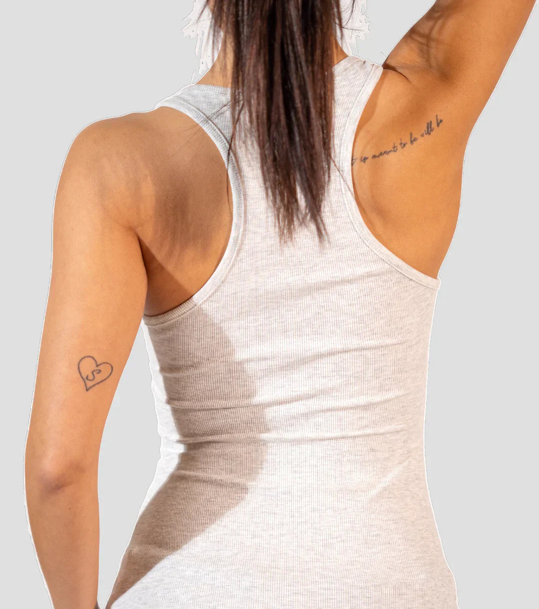 Women’s Ribbed Top | Invisible Straps | Fitted Silhouette