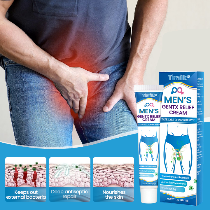 Men’s Intimate Care Cream | Anti-Itch & Soothing Relief | Natural Extracts & Moisturizing Formula