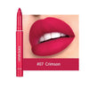 12 Color HANDAIYAN Rotating Sharpenable Matte Lipstick Pencils