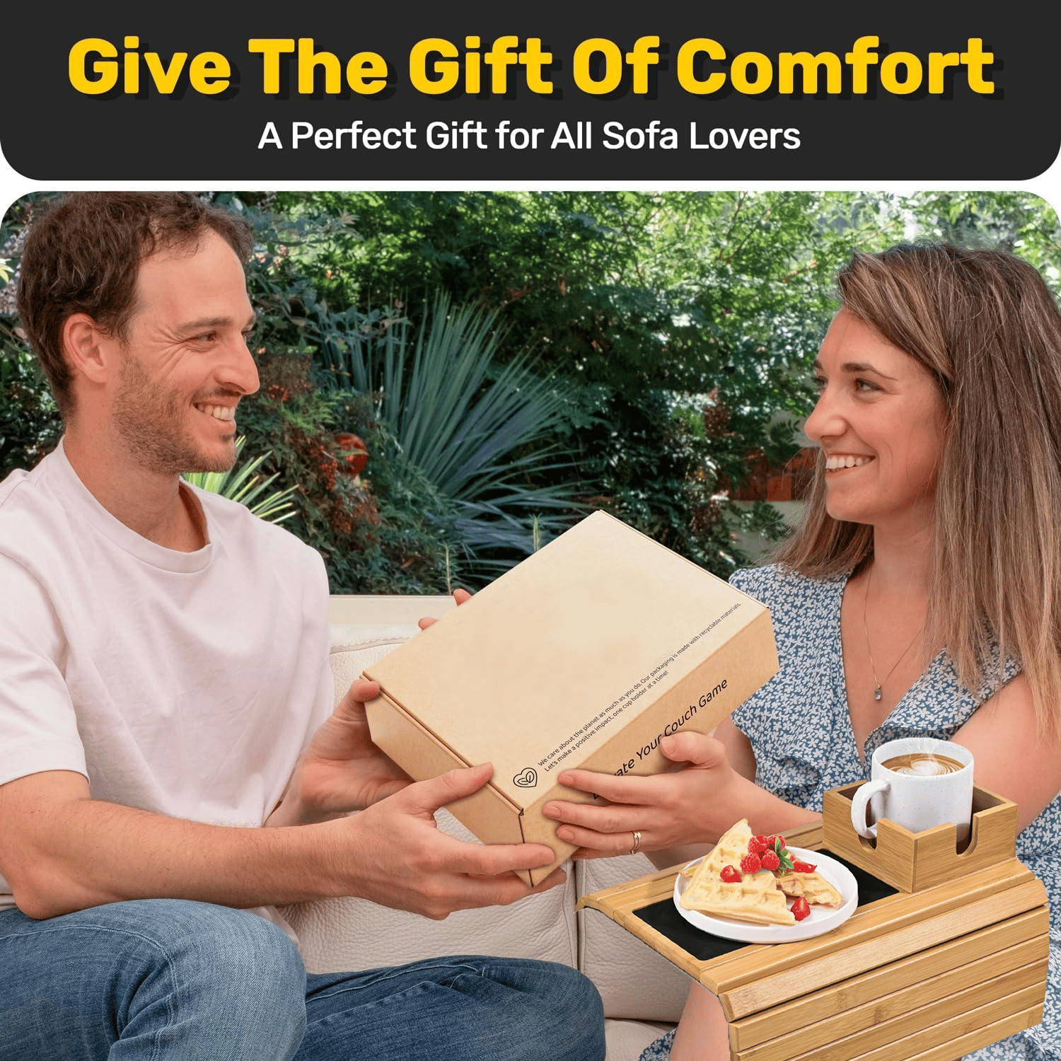 BambooSip – Elegant Couch Cup Holder