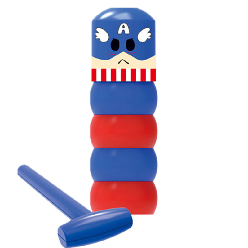 Magic Wooden Man Toy | Unbreakable Trick Figure | Classic Educational Play | 10cm