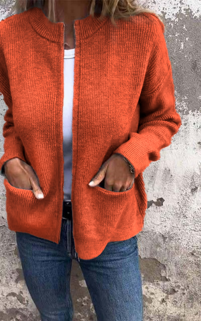 Women’s Knit Sweater | Lightweight Cotton | Long Sleeve Casual Top for Autumn & Winter