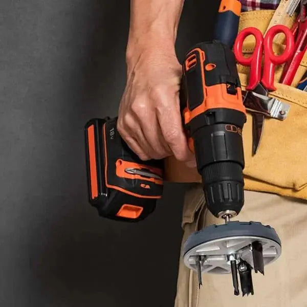 Adjustable Hole Saw Drill Punch | 45–130 mm Diameter | Triple-Blade Design | For Wood, Plaster & Ceiling Cuts
