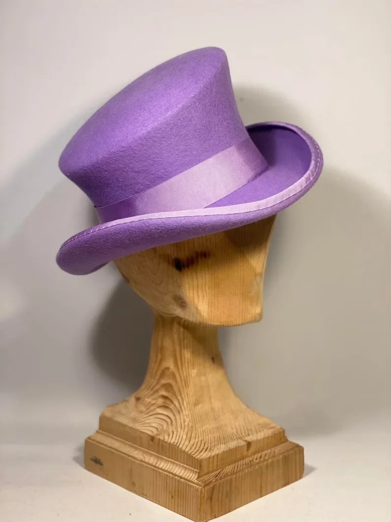 Men’s Asymmetric Top Hat | 100% Wool | Handcrafted Artisan Design