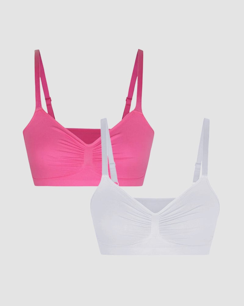 Women’s Wireless Bra | Seamless Shaping | Soft Modal-Cotton Blend | Adjustable Straps
