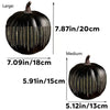 Autumn Pumpkin LED Light | Star Design | 6-Hour Timer | Warm Cozy Glow