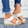 HempStyle™ – Elegant Women's Wedge Sandals Made from Natural Hemp