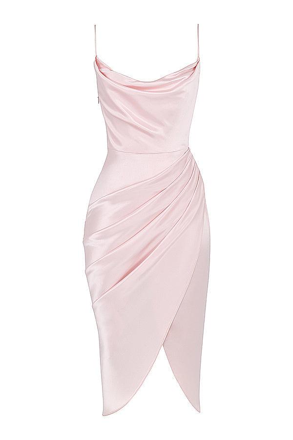 Sofia – Satin Balconette Corset Maxi Dress