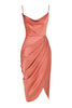 Sofia – Satin Balconette Corset Maxi Dress