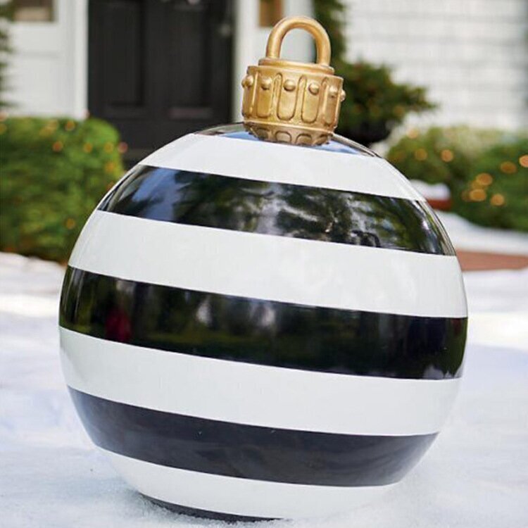 Christmas Inflatable Decoration Ball | Outdoor Yard Ornament | 60cm PVC