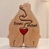 CozyBears™ Wooden Family Puzzle
