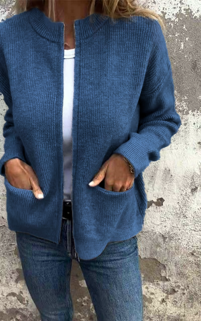 Women’s Knit Sweater | Lightweight Cotton | Long Sleeve Casual Top for Autumn & Winter