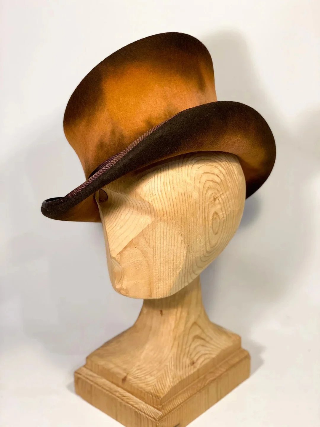 Men’s Asymmetric Top Hat | 100% Wool | Handcrafted Artisan Design
