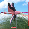 Handmade Garden Windmill | WhimsyMill™ Bird & Animal Design | Wood & Stainless Steel | Outdoor Décor