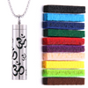 Perfumed Pendant Necklace | Stainless Steel | Interchangeable Aroma Discs