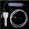 Refrigerator Drain Cleaning Kit | Flexible Brush & Spray Tool | Stainless Steel & Nylon