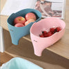 Kitchen Sink Strainer Basket | Elephant Design | Plastic | 2-Pack | 22cm
