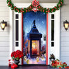 Christmas Door Cover | Fabric Front Door Decoration | Washable & Reusable | 91×203cm