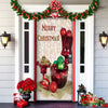 Christmas Door Cover | Fabric Front Door Decoration | Washable & Reusable | 91×203cm